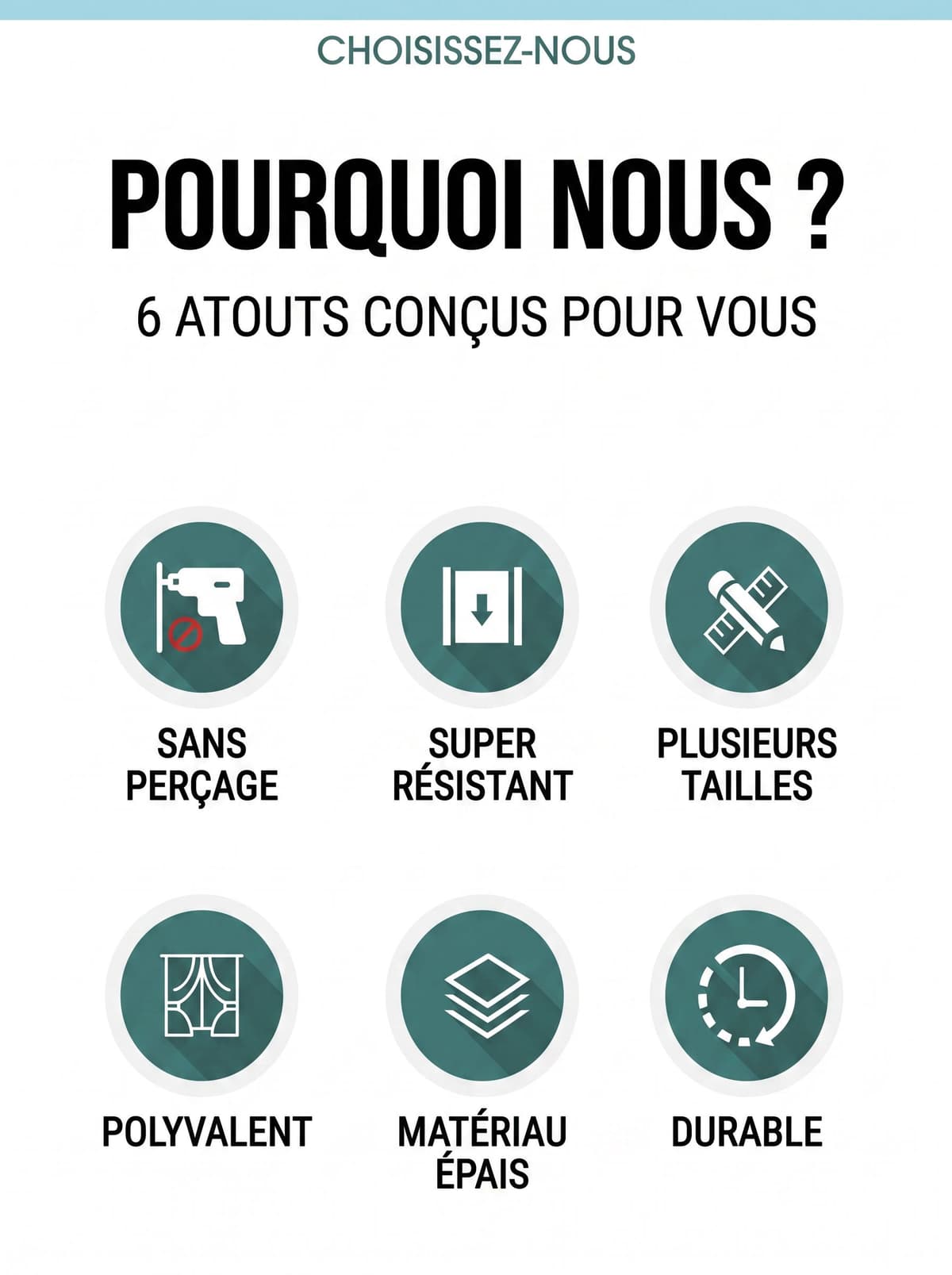 Barre Télescopique Multi-usages Ultra-Résistante Sans Perçage 3