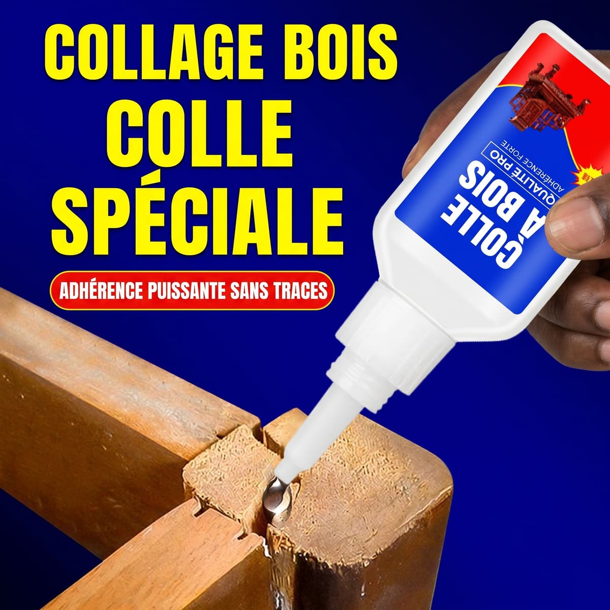 Colle à Bois Professionnelle HUXIN - Réparation Ultra Forte 7