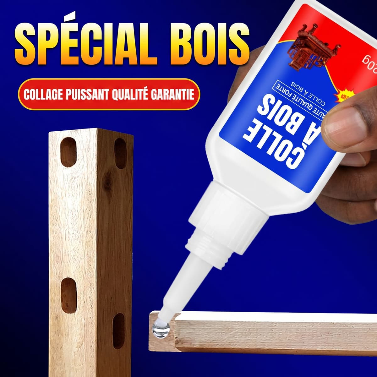 Colle à Bois Professionnelle HUXIN - Réparation Ultra Forte 2