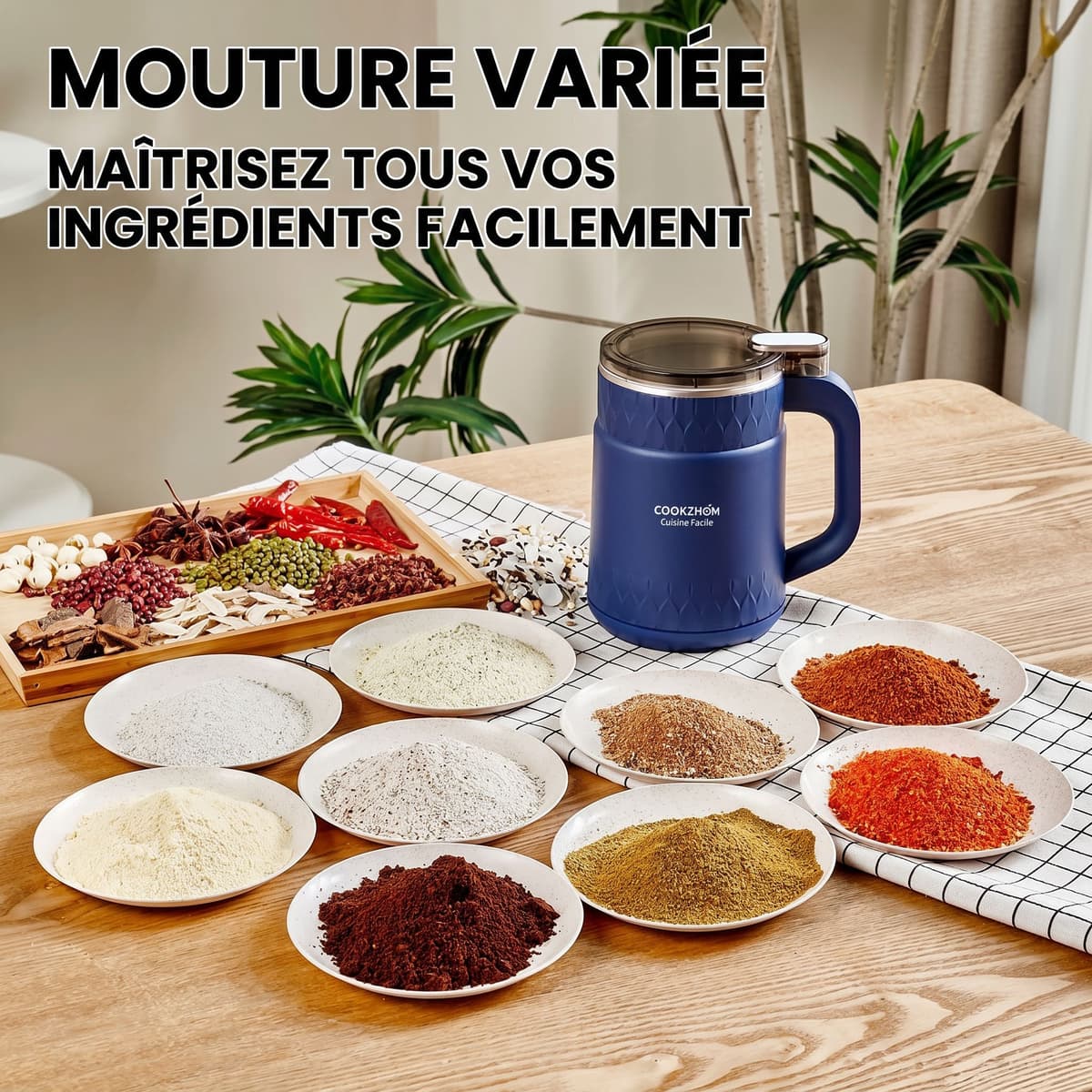Broyeur Électrique Polyvalent "Saveurs Intenses" - Café, Épices & Céréales 8