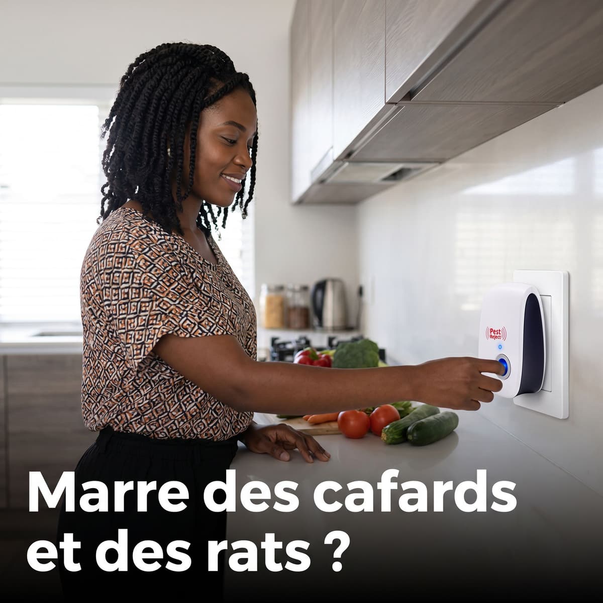 Répulsif Électronique à Ultrasons Anti Nuisibles 360° 2