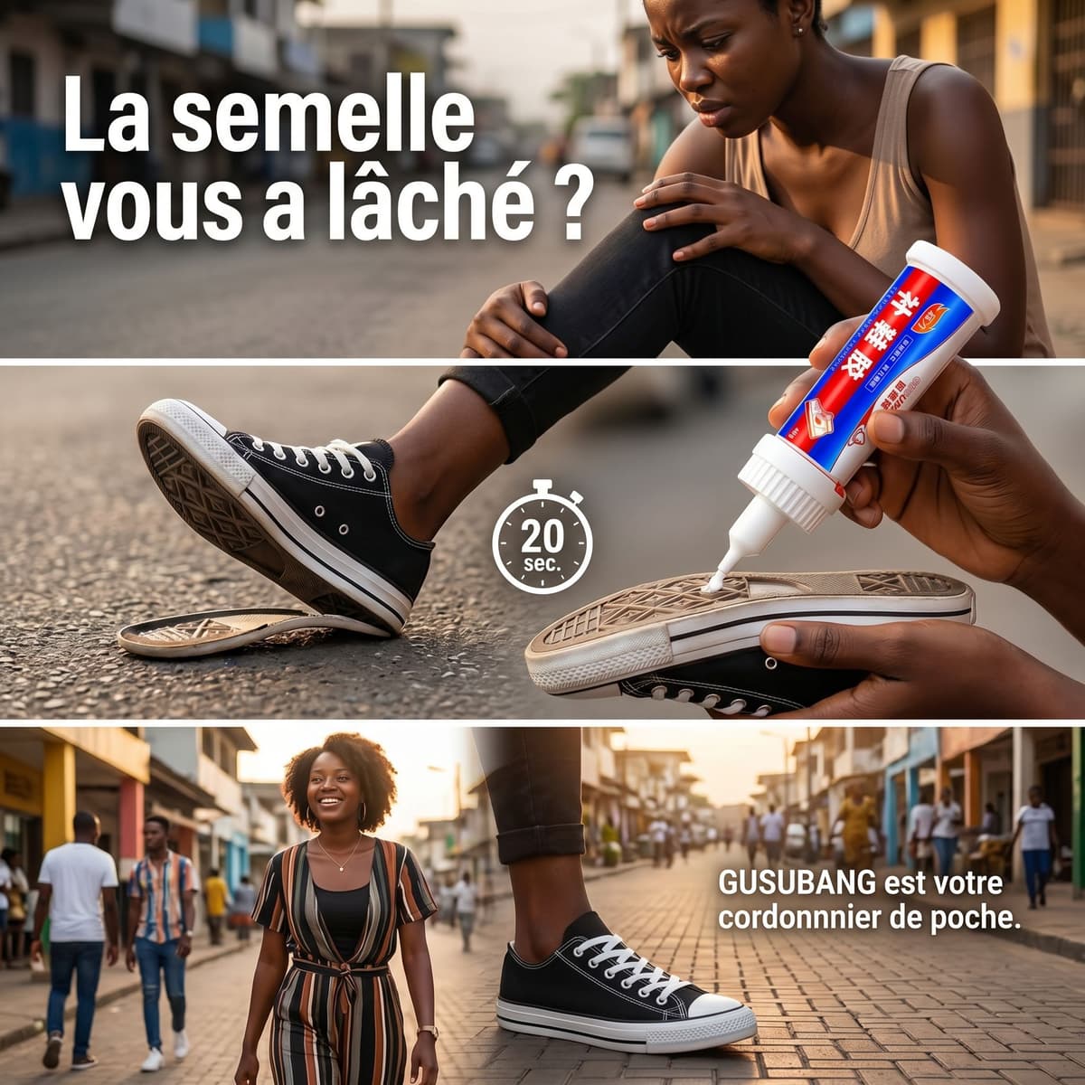 Colle de Réparation Professionnelle pour Chaussures GUSUBANG 8